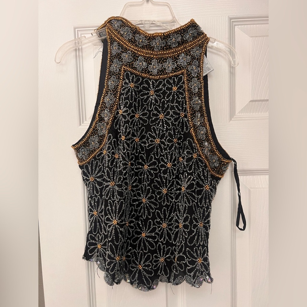 Vintage beaded top